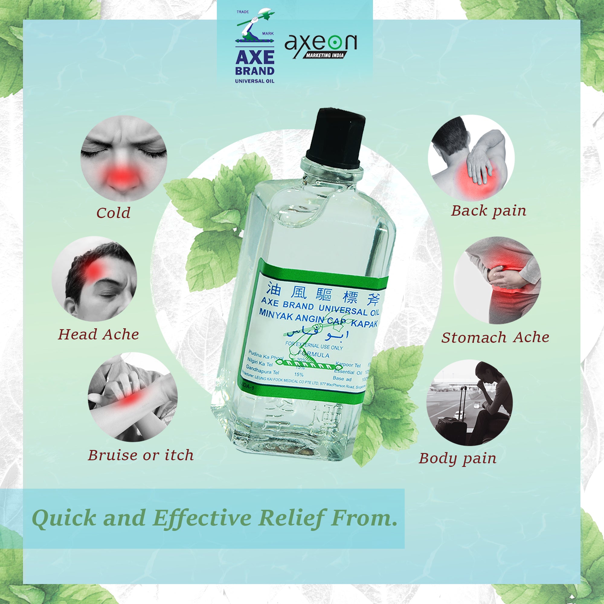 Axe Brand Universal Oil Pain Relief Solution
