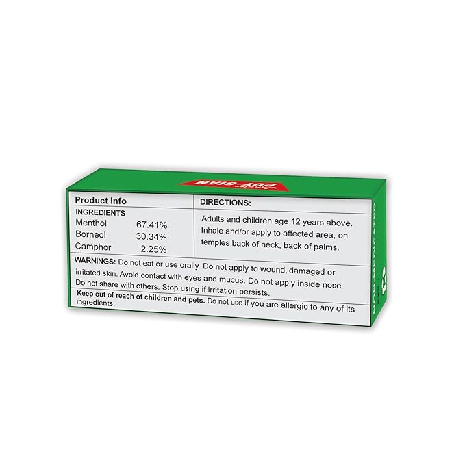 Poy Sian Pim Saen Cotton Balm Oil - Herbal Nasal Inhaler
