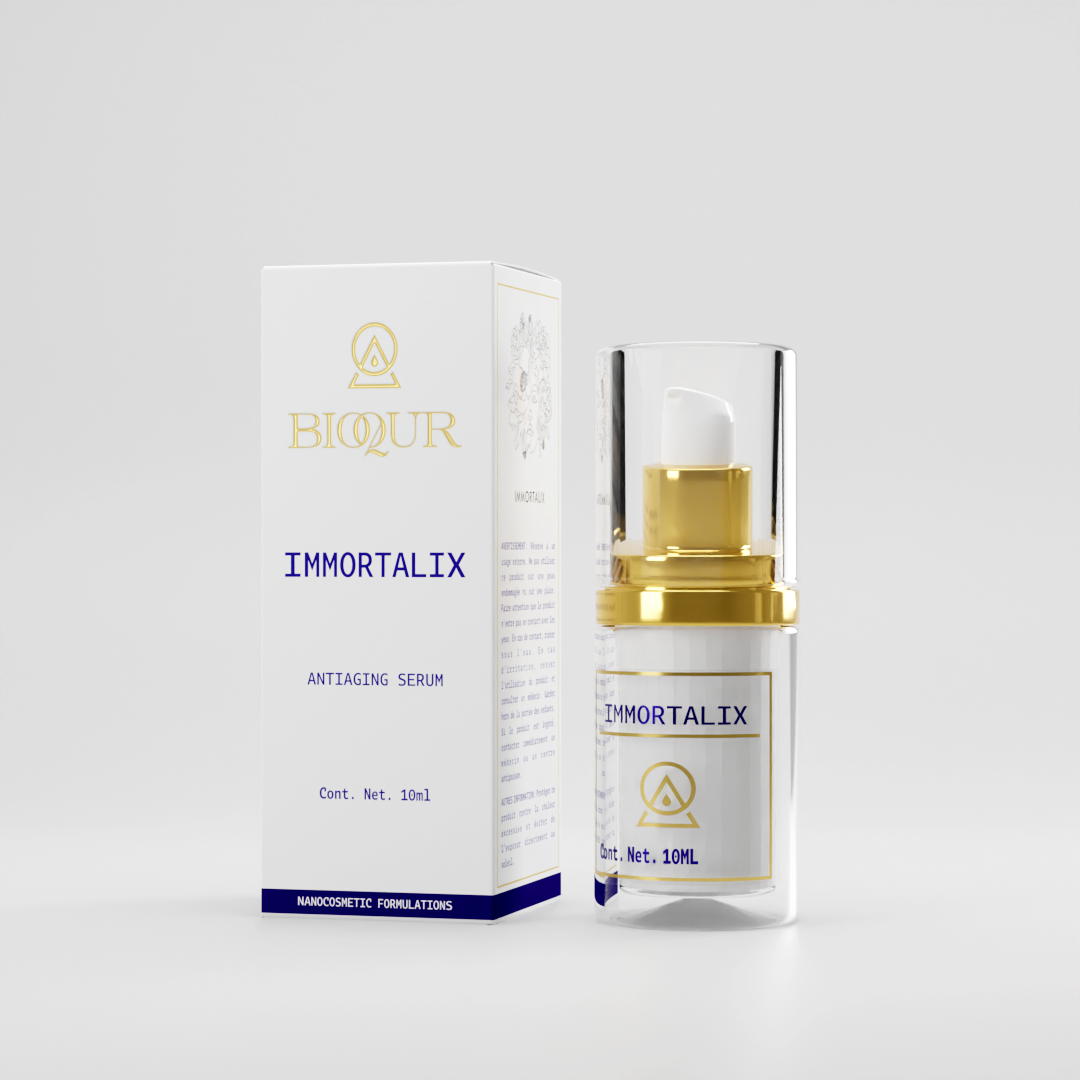 Immortalix - Anti-Aging serum with nanosized structure and deep-penetrating carrier complex